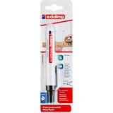 Marqueur permanent noir Edding E-11 rétractable pointe ogive 1,5-3 mm, bouton-poussoir