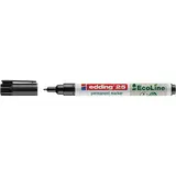 Marqueurs permanents noir Edding E-25 EcoLine – Pointe fine 1 mm - Paquet de 10