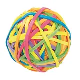 Balle de Bracelets Élastiques Multicolores 70g