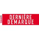 Affiche Soldes Dernière démarque horizontale rouge / blanc 84 x 25 cm 170g/m²