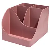 Pot à crayons Pen-Wave Skandi vieux rose 16 × 12 × 11 cm - 5 compartiments