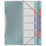 Trieur 6 touches Esselte Colour'Breeze A4 multicolore texturé