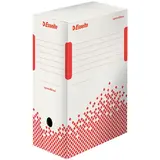 Boîte d'archives Esselte Speedbox 150 mm blanc montage automatique