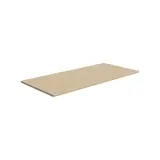 Plateau mélaminé chêne Vicenza 114,5 x 54,5 cm – pour table Square, rayonnage magasin