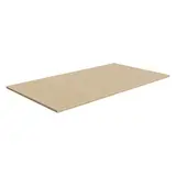 Plateau mélaminé chêne Vicenza 134,5 x 74,5 cm – pour table Square, rayonnage magasin