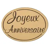 Étiquettes cadeaux adhésives Joyeux anniversaire
