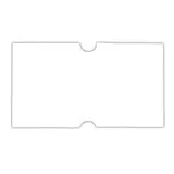 Étiquette blanche 21 x 12 mm amovible pour étiqueteuse - 10 rouleaux de 1000