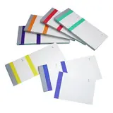 Bloc vendeur 100 feuillets numérotés 13,5 x 6 cm coloris assortis - Lot de 10