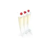 Flûte à champagne plastique réutilisable 13,5 cl - Flûte plastique - Lot de 10