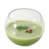 Verrine Sph'air 75 ml plastique transparent - Mini-verrine - Verrine jetable - Lot de 40