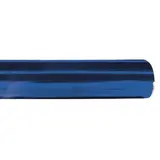 Film métallisé réversible polypropylène bleu 70 cm x 50 m 30µ