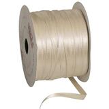 Ruban satin écru double face 6 mm x 91 m
