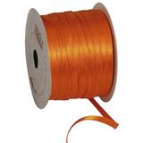 Ruban satin orange double face 6 mm x 91 m