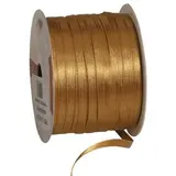 Ruban satin beige doré double face 6 mm x 91 m