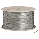 Cordon fil argent nylon ø 0,8 mm x 100 m