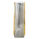 Sachet polypro fond PP Lingot d'Or 10 x 22 cm 35µ - Sachet confiserie - Sachet bonbons - Lot de 100