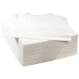Serviette Celisoft non tissée 40 x 40 cm - Serviette jetable - Serviette de table papier - Blanc - Paquet de 50