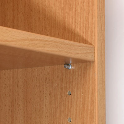 Comptoir d'accueil hêtre/gris 62,5 x 51 x 88 cm - Comptoirs Easy-3