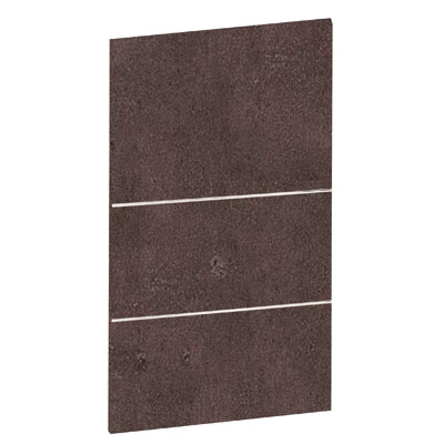 Façade décorative haute pour comptoir coloris béton foncé 55 x 97 cm - Comptoirs Boutique