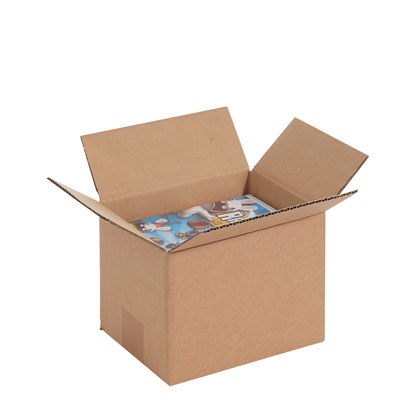 Caisse américaine hauteur variable carton simple cannelure 20 x 15 x 10/15 cm – Paquet de 10 - Caisses américaines cartons