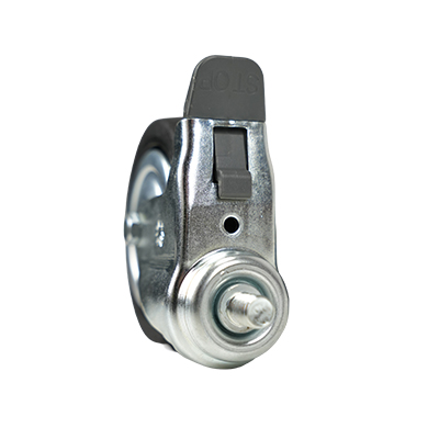 Roulette avec frein - Roulettes pour portants-1