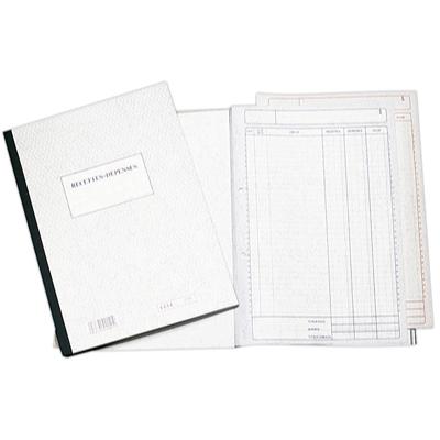 Cahier recettes/dépenses - Registres et agendas de comptabilité