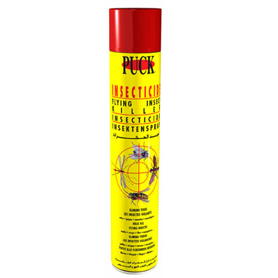 Insecticide volants 750ml PUCK – formule sèche, action rapide, usage pro et collectif - Produits anti-insectes