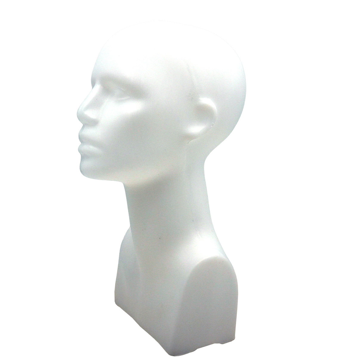 Tête femme plastique H 38 cm - Têtes-2