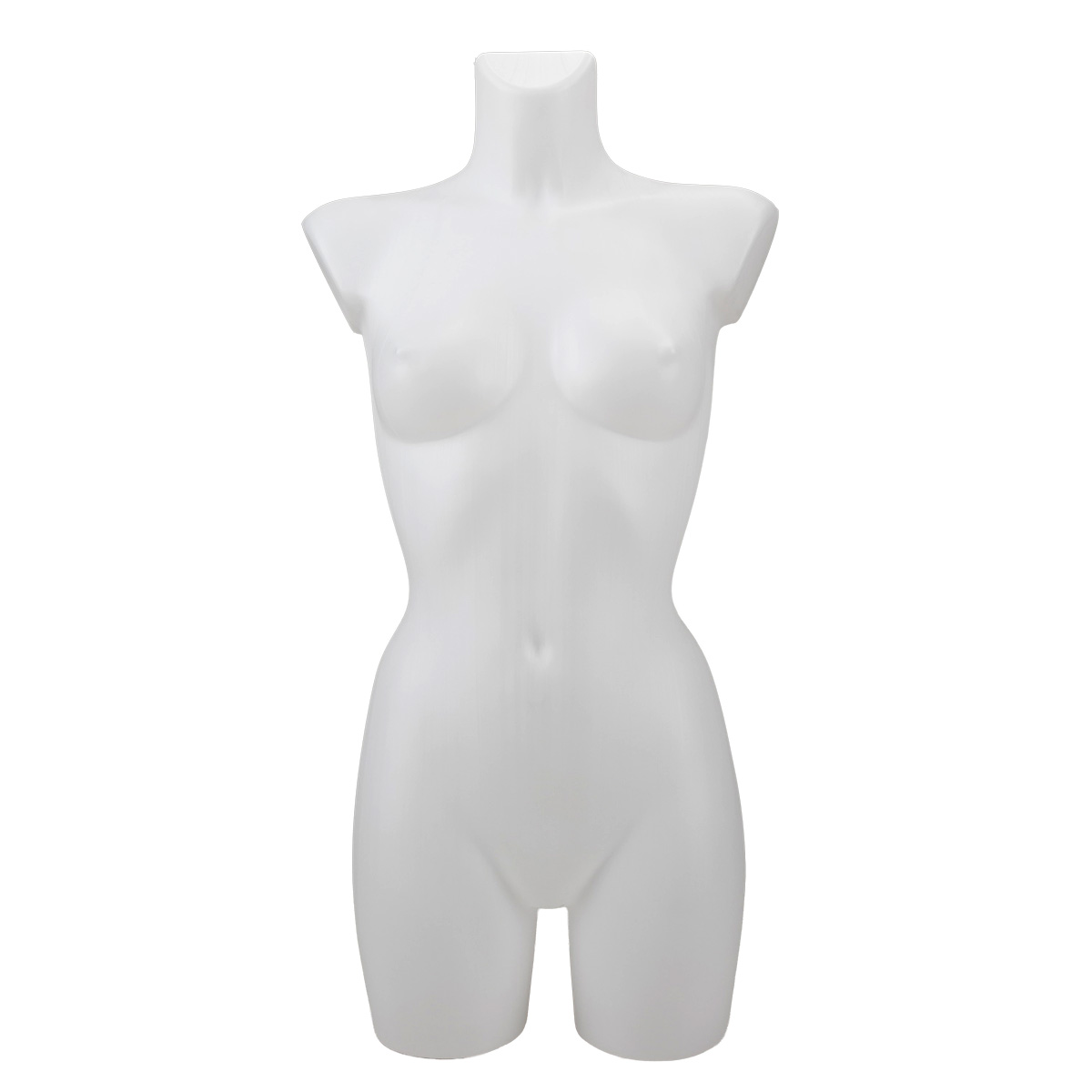 Buste femme blanc plastique H 82 cm - Bustes ECO