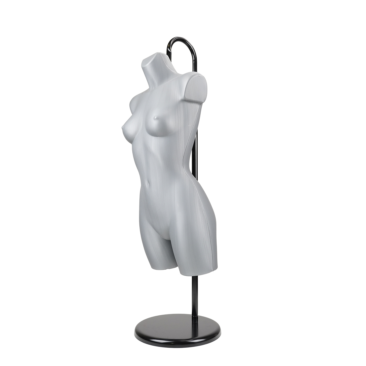 Buste femme plastique H 82 cm - Gris - Bustes ECO-9