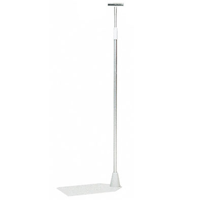 Tige télescopique universelle avec embase grise 39-59,5 cm – Support cadre PLV - Lot de 10 - Porte-affiches à poser