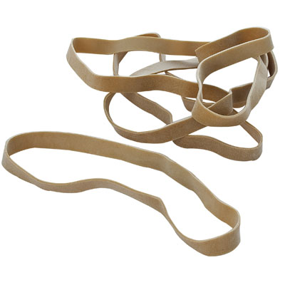 Bracelet élastique caoutchouc blonds larges 180 x 10 mm 1kg - Bracelets élastiques caoutchouc