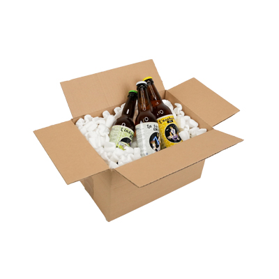 Caisse américaine carton, carton simple cannelure 30x20x10/20cm, paquet de 20 - Caisses américaines cartons-4