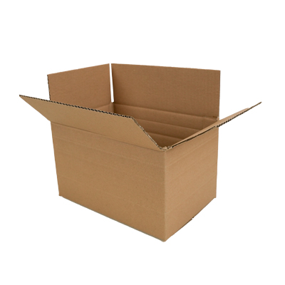 Caisse américaine carton, carton simple cannelure 30x20x10/20cm, paquet de 20 - Caisses américaines cartons-3