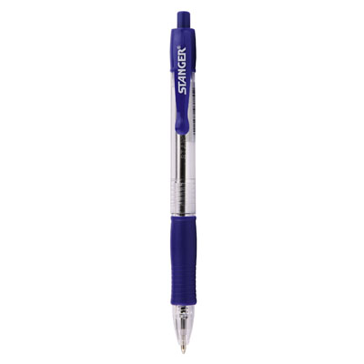 Stylos à bille STRANGER - retractables - bleu - lot de 10 - Stylos billes
