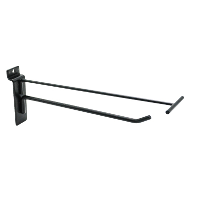 Tiges simples noir sablé - L 20 cm - avec tige pour porte-étiquette - Broches