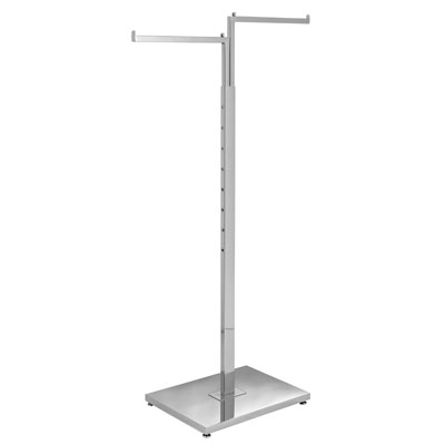 Portant 2 faces bras droits - Portants à vêtements multibras