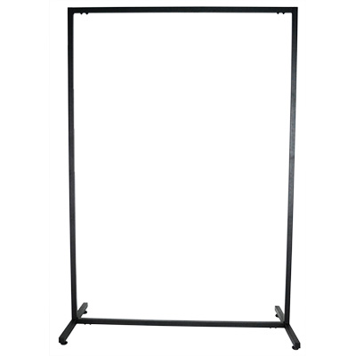 Portant vêtements métal noir Square 25 – L105xP45xH150cm - Ligne Square 25 noir