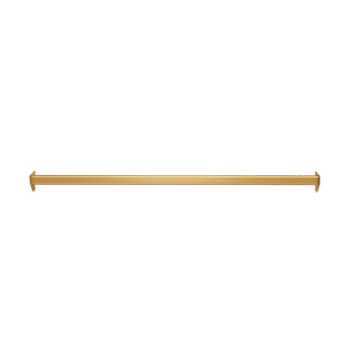 Barre de charge - Or - L 100 cm - section tube 30 x15 mm - Ligne Square 25 or