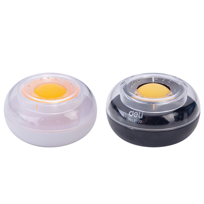 Mouilleur de bureau - Noir - ø 9 x H 3,5 cm - Ergonomie bureautique 