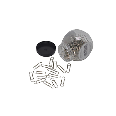 Trombones galvanisés bout rond 29 mm, boîte de 200 - Pinces et trombones