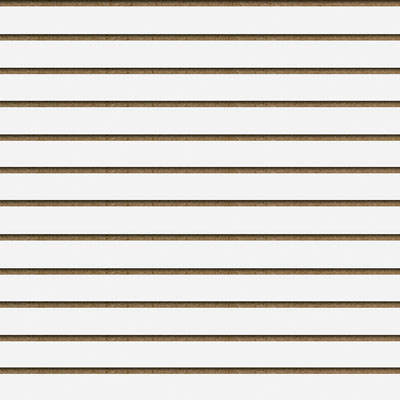 Panneaux rainurés Blanc Craie, entraxe 10 cm - Panneaux rainurés