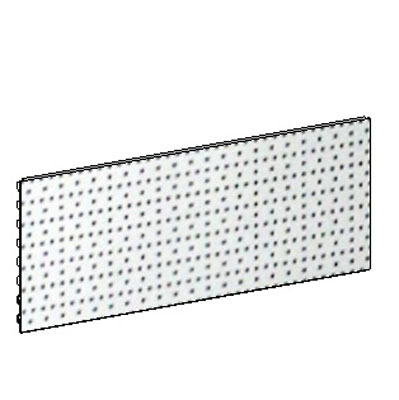 Fond tôle perforé, pas de 25 mm - Ligne Store blanc pas de 25 mm