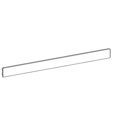 Fond tôle plein, pas de 25 mm - Ligne Store blanc pas de 25 mm