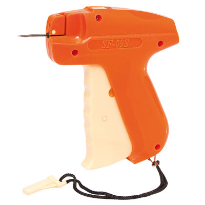 Pistolet textile - Pistolet à étiquettes, aiguille standard pour tissu épais orange/blanc - Pistolets textile