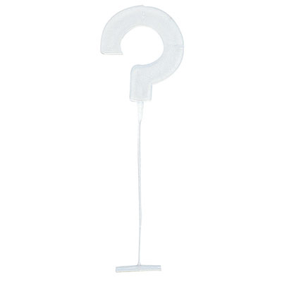 Attache étiquette crochet en J pour pistolet textile aiguille standard 35mm - Boîte de 5000 - Attaches pour pistolet textile