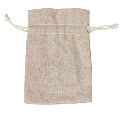 Sacs tissu coton naturel - Sachets coton