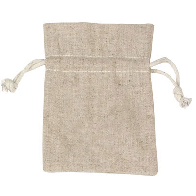 Sacs tissu coton naturel - Sachets coton
