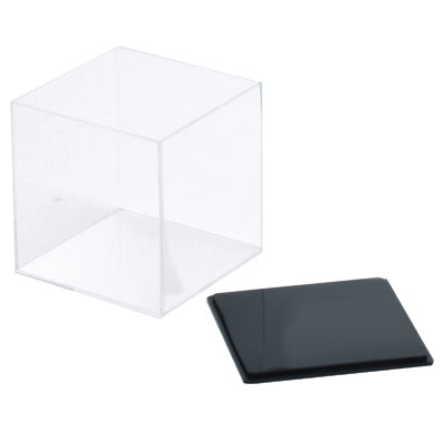 Présentoir cube fermé - Supports Plexi-1