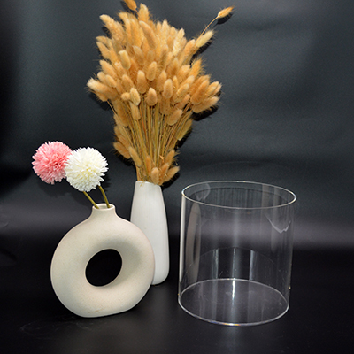 Boîte de présentation PMMA ronde ø 20 x H 20 cm - Supports Plexi-1